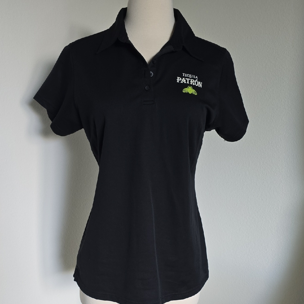 Black Patrón Branded Polo Shirt